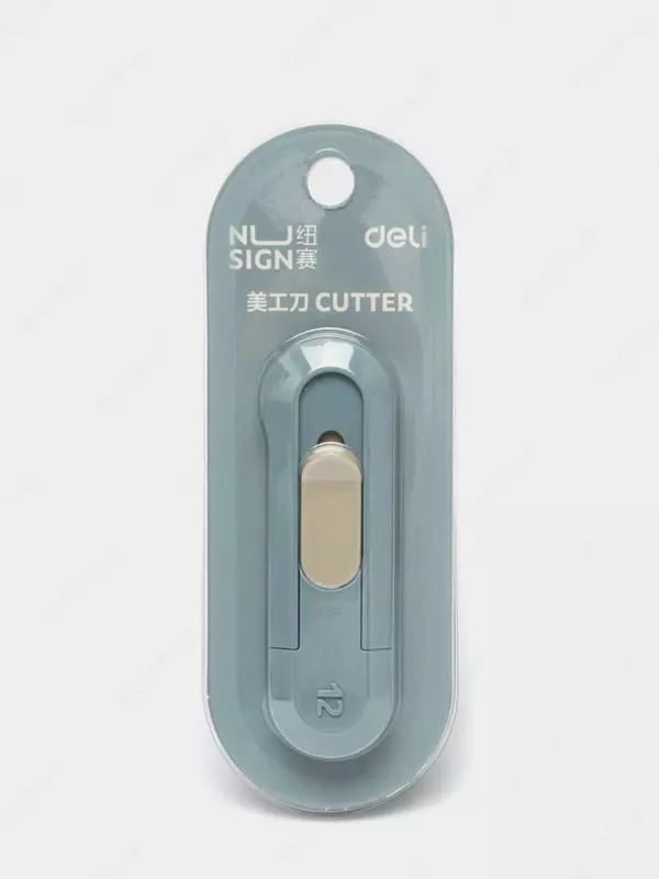 Mini ish yuritish pichog'i "Deli Nusign" 2,5 x 12 x 80 mm (Art. - 065-NS-bl)