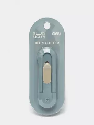 Mini ish yuritish pichog'i "Deli Nusign" 2,5 x 12 x 80 mm (Art. - 065-NS-bl)