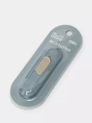 Mini ish yuritish pichog'i "Deli Nusign" 2,5 x 12 x 80 mm (Art. - 065-NS-bl)