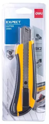 Kantselyariya pichog'i "Deli" 0,6 x 18 x 100 mm (Art. - 2064)