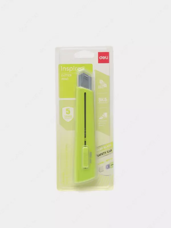 Kantselyariya pichog'i "Deli" 0,5 x 18 x 100 mm (Art. - 2040-gn)