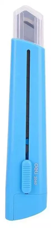 Нож канцелярский "Deli" 0.5 х 18 х 100 мм (Арт. - 2040-bl)