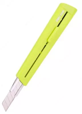 Нож канцелярский "Deli" 0.4 х 9 х 80 мм (Арт. - 2038-gn)