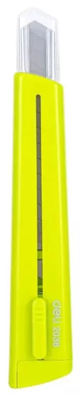 Нож канцелярский "Deli" 0.4 х 9 х 80 мм (Арт. - 2038-gn)