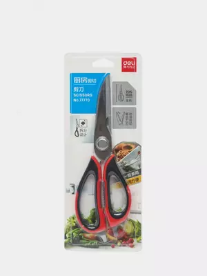 Канцелярские фигурные ножницы  Канцелярские фигурные ножницы "Deli" 225 мм (Арт. - 77770)