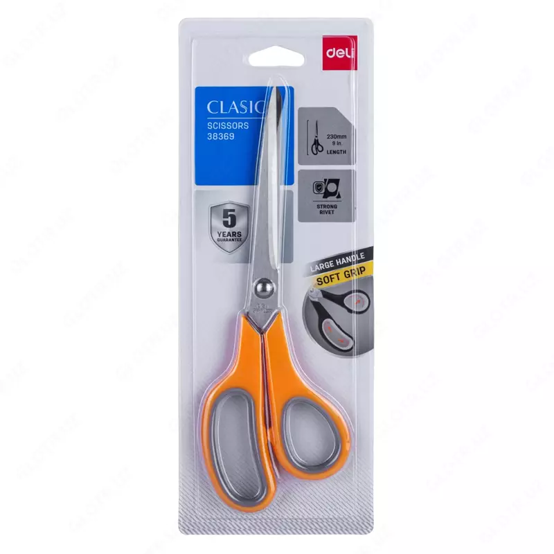 Kantselyariya qaychi Deli "Essential Soft" 230 mm (Art. - 38369)