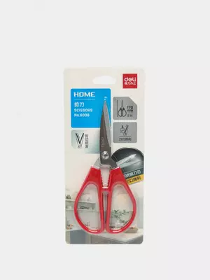 Канцелярские остроконечные ножницы  Канцелярские остроконечные ножницы "Deli" 170 мм (Арт. - 6036)