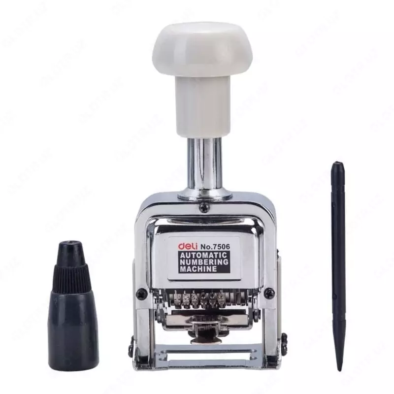 Однострочный нумератор "DELI" 6 значный (Арт. - 7506)