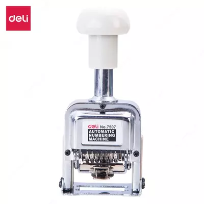 Однострочный нумератор "DELI" 7 значный (Арт. - 7507)