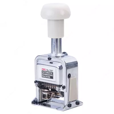 Однострочный нумератор "DELI" 7 значный (Арт. - 7507)