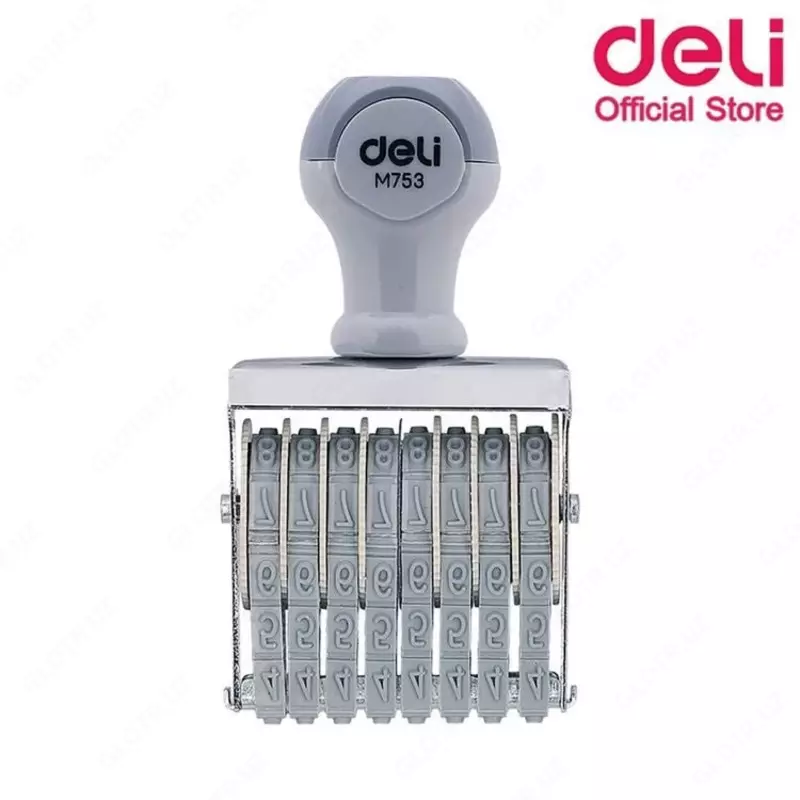 Однострочный Нумератор DELI 8 значный (Арт. - 75310)