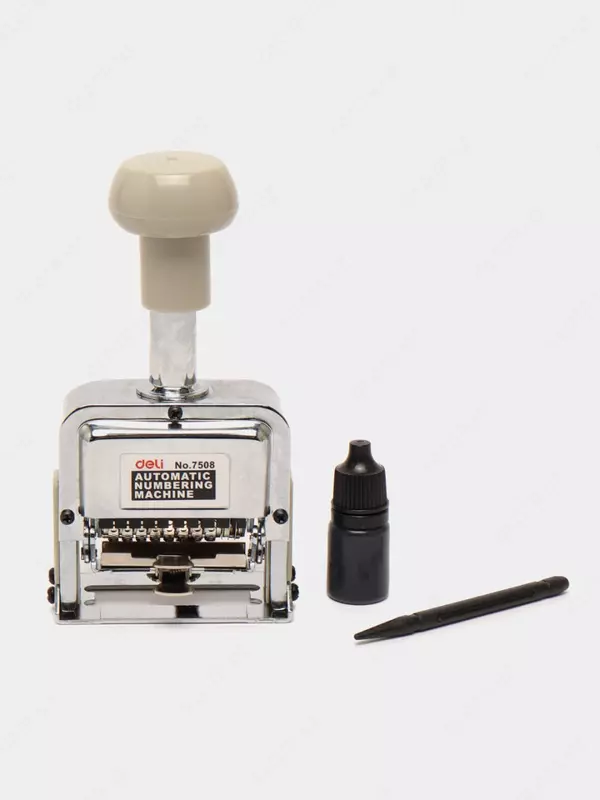 Однострочный нумератор "DELI" 8 значный (Арт. - 7508)