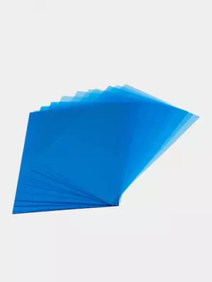 Набор пластиковых Обложек для переплета "Bindi" 0.18 мм (Арт.- 18100PVCbl) Синий