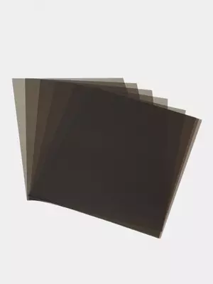 Набор пластиковых Обложек для переплета "Bindi" 0.2 мм (Арт.- 20100PVCsm) Дымчато-серый