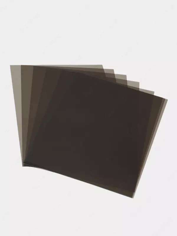 Набор пластиковых Обложек для переплета "Bindi" 0.2 мм (Арт.- 20100PVCsm) Дымчато-серый