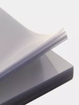 Набор пластиковых Обложек для переплета "Bindi" 0.18 мм (Арт.- 18100-A3PVCcl) Прозрачный