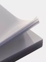 Набор пластиковых Обложек для переплета "Bindi" 0.18 мм (Арт.- 18100-A3PVCcl) Прозрачный