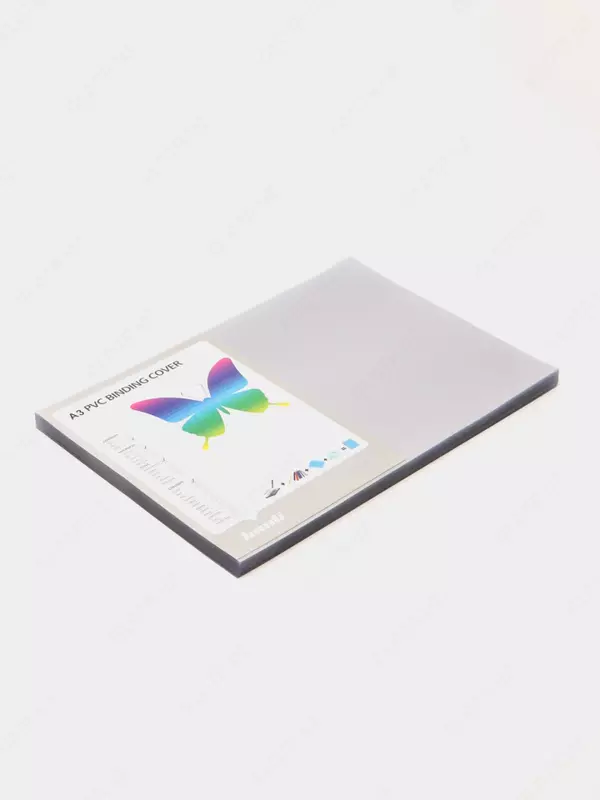 Набор пластиковых Обложек для переплета "Bindi" 0.18 мм (Арт.- 18100-A3PVCcl) Прозрачный