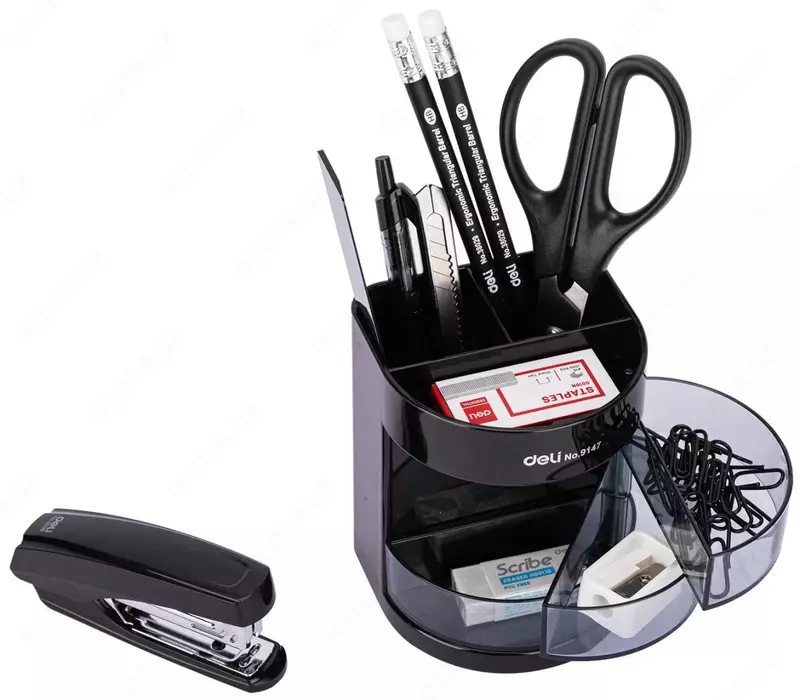 "Deli" ish yuritish uchun organizator 12 ta (kod - 38253) Qora