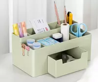 Органайзер для канцелярских принадлежностей "Deli" 7 отделов (Арт. - 8913-gn) Зеленый - 76 000 сум