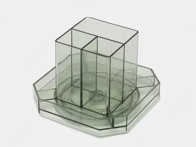 Kantselyariya mollari uchun organizator "Deli" 7 bo'lim (Art. - 8942-gn) Yashil