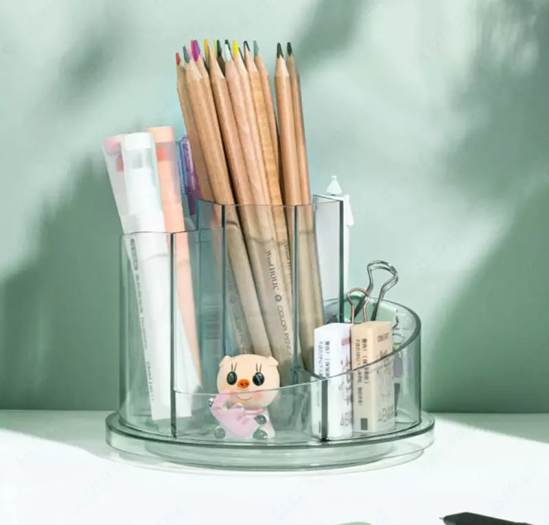 Kantselyariya mollari uchun organizator "Deli" 7 bo'lim (Art. - 8943-bl) Moviy