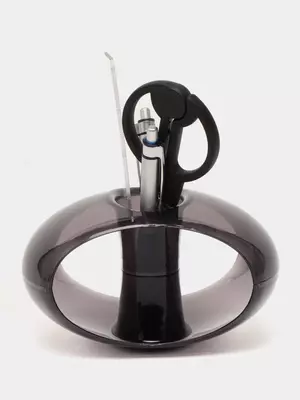 Органайзер для канцелярских принадлежностей "O-Life" 5 предметов (Арт. - 353-Sbk) Черный