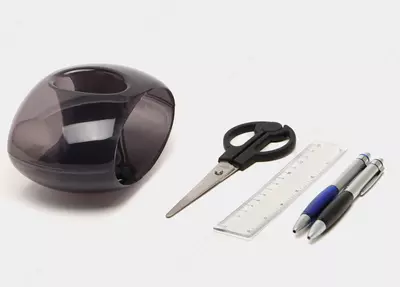 Органайзер для канцелярских принадлежностей "O-Life" 5 предметов (Арт. - 353-Sbk) Черный