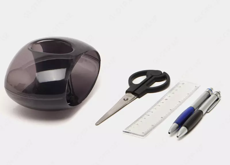 Органайзер для канцелярских принадлежностей "O-Life" 5 предметов (Арт. - 353-Sbk) Черный