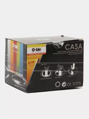 Органайзер для канцелярских принадлежностей "O-Life" 5 предметов (Арт. - 353-Sbk) Черный