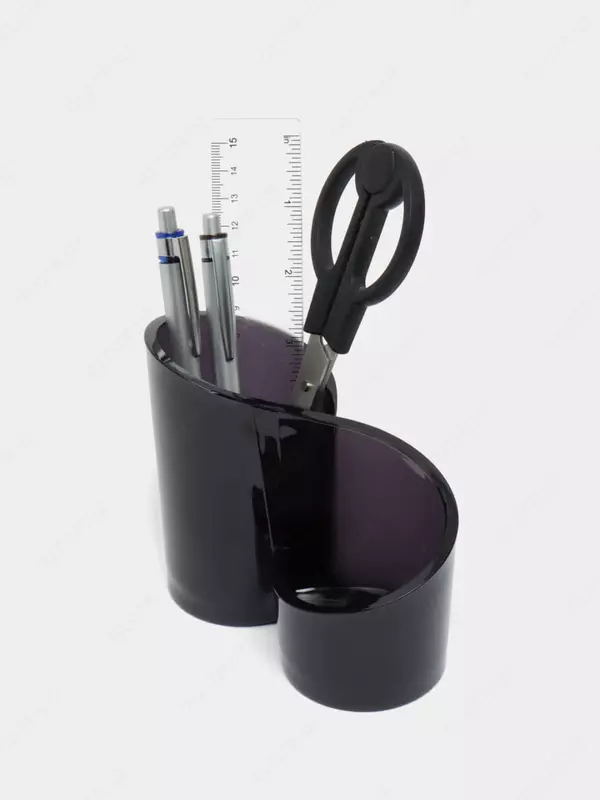 Органайзер для канцелярских принадлежностей "O-Life" 5 предметов (Арт. - 358-Sbk) Черный