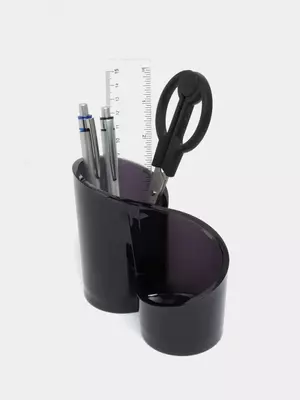 Органайзер для канцелярских принадлежностей "O-Life" 5 предметов (Арт. - 358-Sbk) Черный