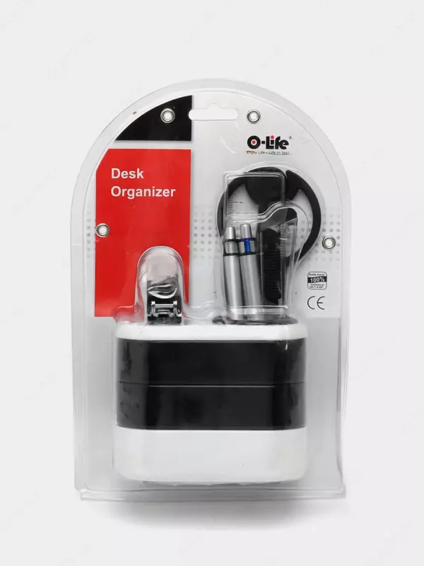 "O-Life" kantselyariya organizatori 6 dona (Ref. - 886-SCwt) Oq