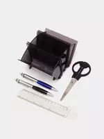 Органайзер для канцелярских принадлежностей "O-Life" 5 предметов (Арт. - 903-Sbk) Черный - 54 500 сум