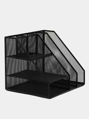 Hujjatlar uchun metall organizator "Deli" 3 darajali (Art. - 79075) Qora