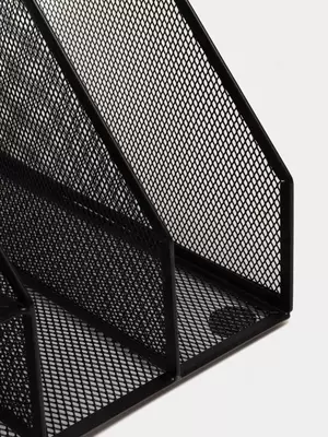 Hujjatlar uchun metall organizator "Deli" 3 darajali (Art. - 79075) Qora