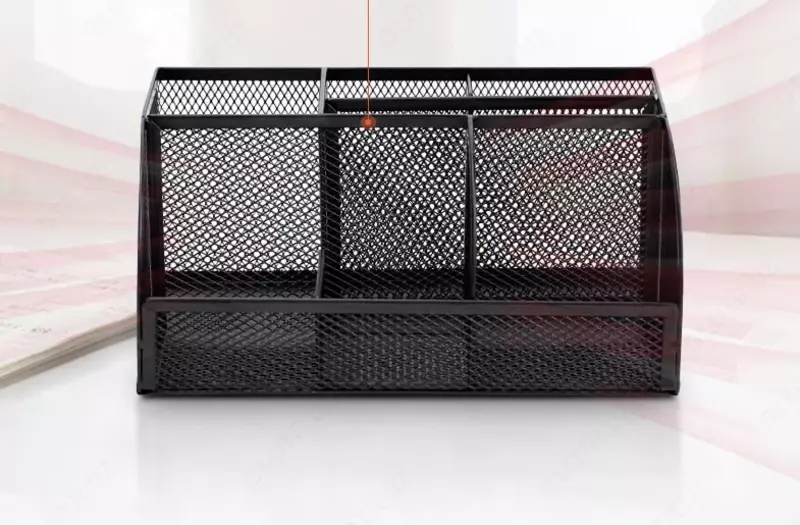 Органайзер для канцелярских принадлежностей "Deli" 7 секций (Арт. - 8903) Черный