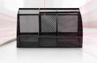 Органайзер для канцелярских принадлежностей "Deli" 7 секций (Арт. - 8903) Черный