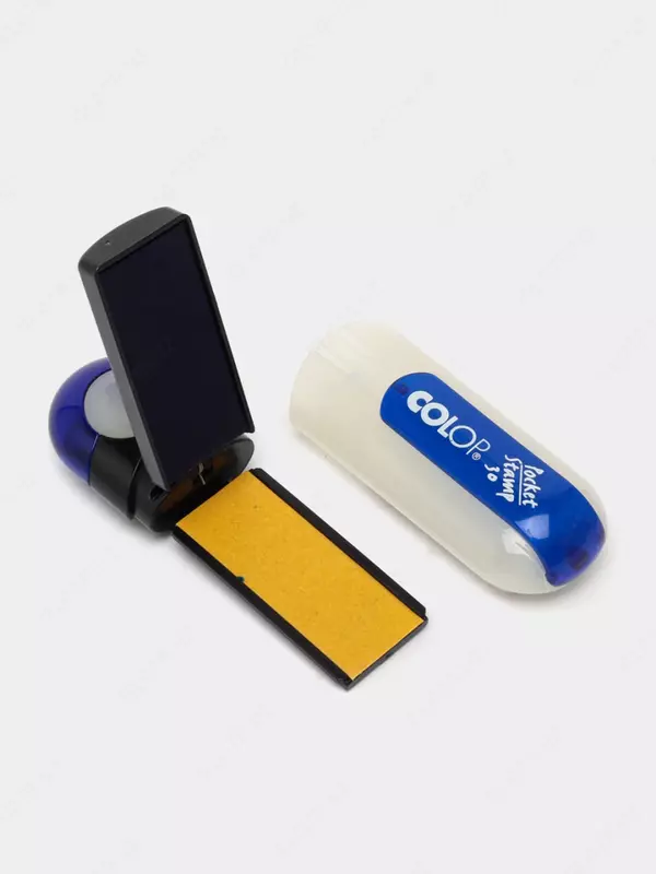 Оснастка "Colop" Pocket Stamp 30, 18 х 47 мм (Арт. - 109170) Синяя