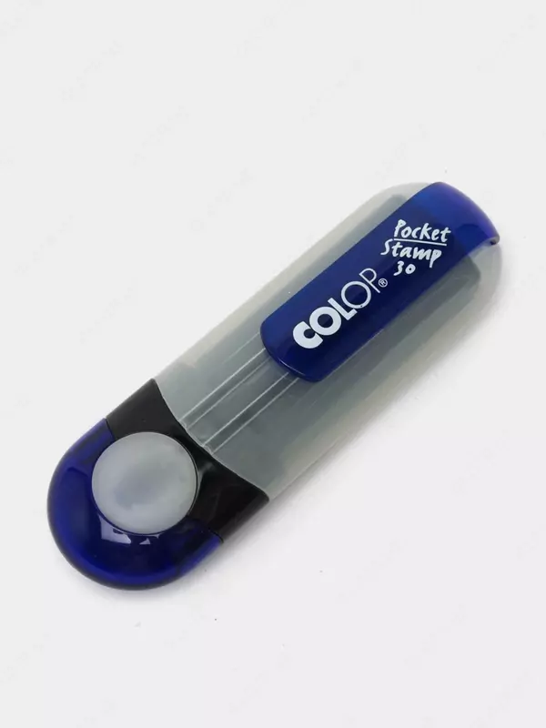Оснастка "Colop" Pocket Stamp 30, 18 х 47 мм (Арт. - 109170) Синяя