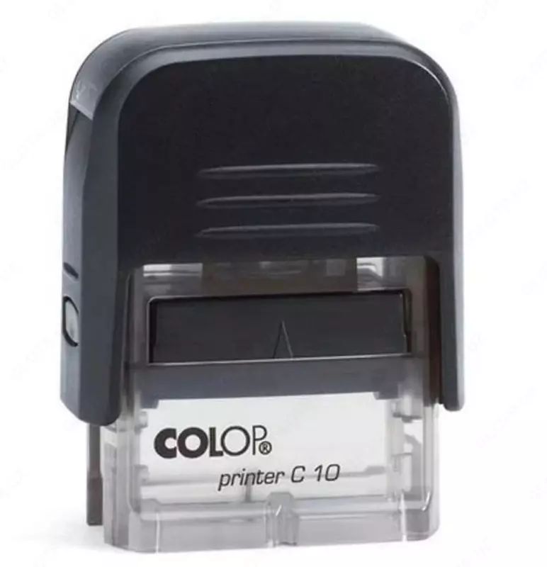 Snap "Colop" printeri S10, 10 x 27 mm (Art. № - 100002-144709) Qora