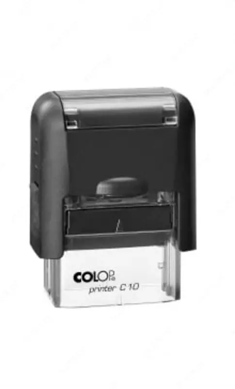 Snap "Colop" printeri S10, 10 x 27 mm (Art. № - 100002-144709) Qora