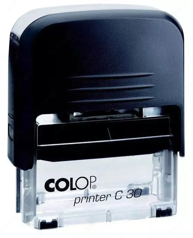 Snap "Colop" Printer S30, 18 x 45 mm (Art. - 129578) Qora