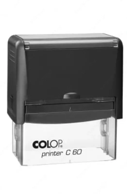 Snap "Colop" Printer S60, 37 x 76 mm (Art. - 131597) Qora