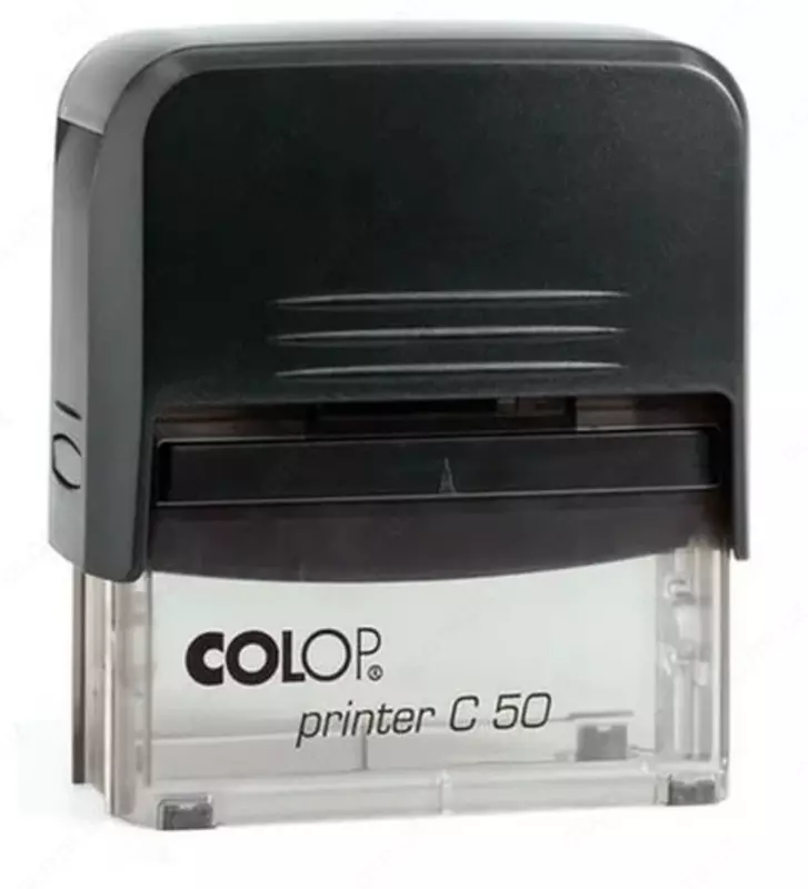 Uskunalar "Colop" Printer C50, 30 x 69 mm (Art. - 131580) Qora