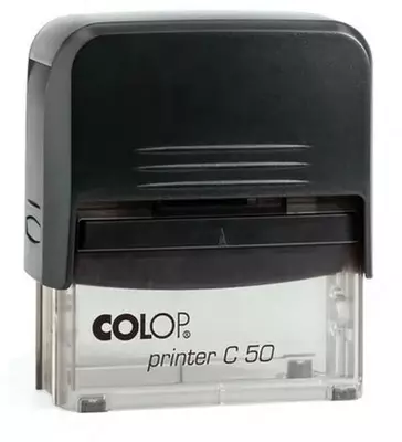 Uskunalar "Colop" Printer C50, 30 x 69 mm (Art. - 131580) Qora