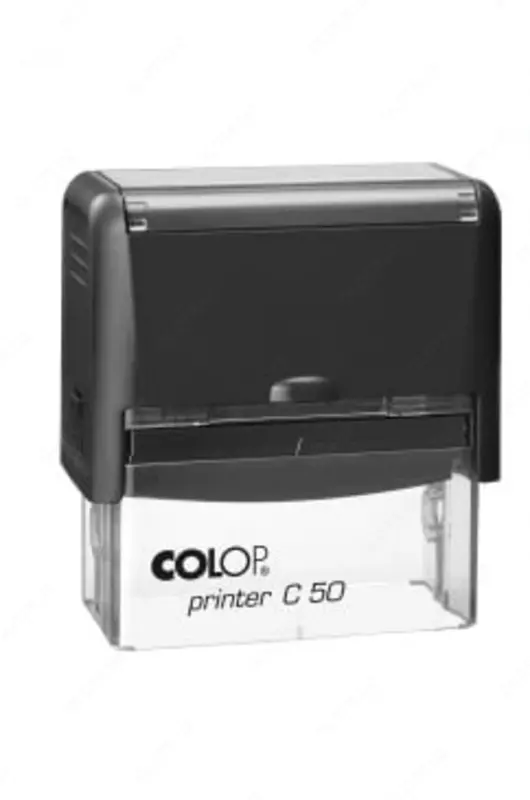Uskunalar "Colop" Printer C50, 30 x 69 mm (Art. - 131580) Qora