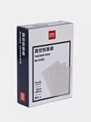 Mahsulotlarni vakuumli qadoqlash uchun "Deli" qoplari, 22 x 30 sm (Art. - 14912) 50 dona