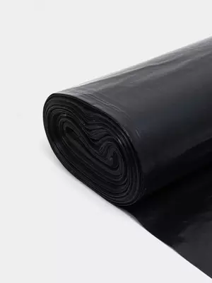 Пакеты для мусора, черные, 80 х 110 см (7 шт)