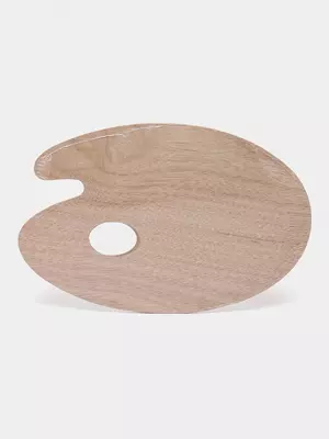 Палитра деревянная овальная Гамма "Студия" , 20 х 30 см (Арт. - 261018_01)